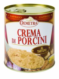 Crème de cèpes a la truffe en boîte 4/4 DEMETRA | EpiSaveurs