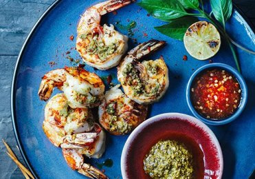 Recette : Crevettes au pesto Thaï - EpiSaveurs