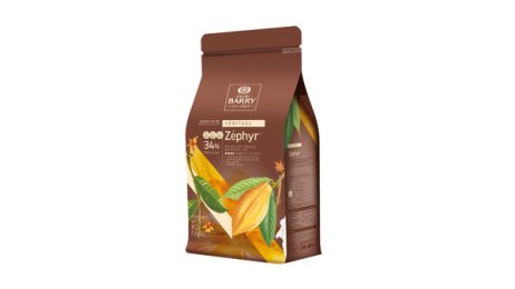 Chocolat blanc Zéphir 34% de cacao en pistoles en sachet 1 kg CACAO BARRY | Grossiste alimentaire | EpiSaveurs