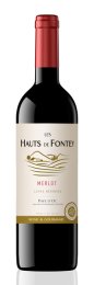Pays d'Oc Merlot vin rouge IGP en bouteille 75 cl LES HAUTS DE FONTEY | Grossiste alimentaire | EpiSaveurs