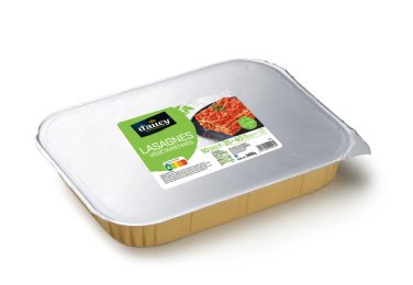 Lasagne végétarienne en barquette 2,4 kg D'AUCY | Grossiste alimentaire | EpiSaveurs