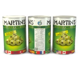 Olive verte dénoyautée 34/37 en boîte 5/1 MARTINS | Grossiste alimentaire | EpiSaveurs