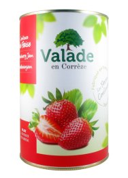 Confiture de fraise en boîte 5/1 VALADE EN CORREZE | EpiSaveurs