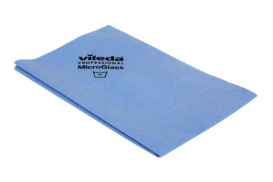 Lavette microfibre bleue MicroGlass en sachet de 3 VILEDA | Grossiste alimentaire | EpiSaveurs