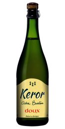 Cidre doux Breton IGP en bouteille verre 75 cl KEROR | Grossiste alimentaire | EpiSaveurs