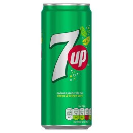 Seven Up en canette slim 33 cl SEVEN UP | EpiSaveurs