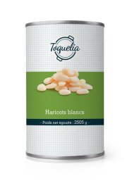 Haricots blancs en boîte 5/1 TOQUELIA | Grossiste alimentaire | EpiSaveurs
