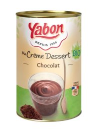Crème dessert chocolat BIO en boîte 5/1 YABON | EpiSaveurs