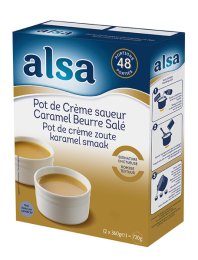 Pot de crème caramel au beurre salé en boîte 720 g ALSA | Grossiste alimentaire | EpiSaveurs