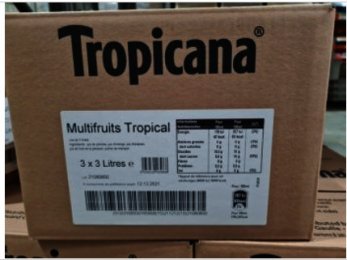 Jus multifruit tropical en BIB 3 L TROPICANA | Grossiste alimentaire | EpiSaveurs - 2