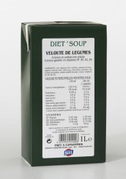 Velouté de légumes hyposodé en brique 1 L DIET SOUP | Grossiste alimentaire | EpiSaveurs