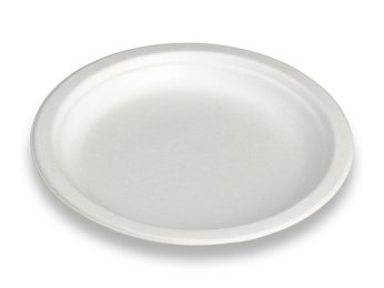 Assiette ronde blanche en sachet de 50 RONDOPACK | EpiSaveurs