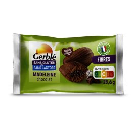 Madeleine chocolat sans gluten et sans lactose en étui 28,6 g GERBLE | Grossiste alimentaire | EpiSaveurs