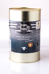 Confit de canard IGP en boîte 5/1 JEAN DE FRANCE | Grossiste alimentaire | EpiSaveurs