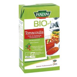 Purée tomacoulis BIO en brique 1 L PANZANI | Grossiste alimentaire | EpiSaveurs