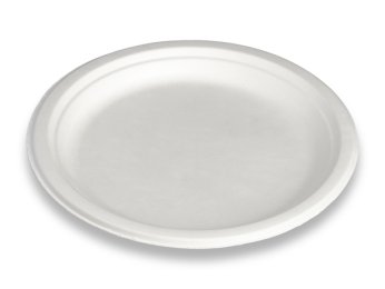 Assiette ronde blanche en sachet de 50 RONDOPACK | EpiSaveurs