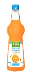 Boisson concentrée sans sucre saveur orange en bouteille 1 L FRUISS | EpiSaveurs
