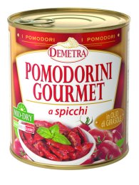 Tomates semi-séchées à l'huile de tournesol en boîte 4/4 DEMETRA | Grossiste alimentaire | EpiSaveurs
