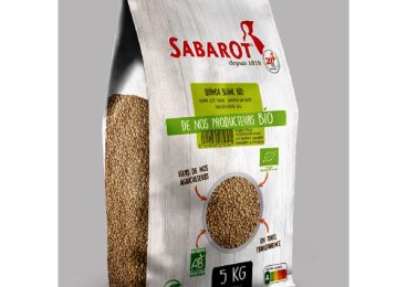 Quinoa blanc BIO en sachet 5 kg SABAROT | Grossiste alimentaire | EpiSaveurs