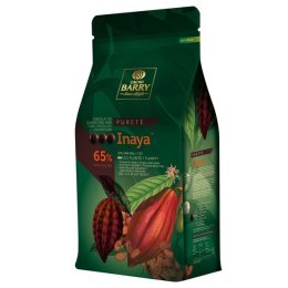 Chocolat noir Inaya 65% de cacao en pistoles en sachet 1 kg CACAO BARRY | EpiSaveurs