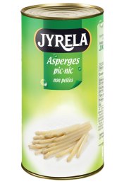 Asperge blanche pic-nic non pelée en boîte 1/4 JYRELA | Grossiste alimentaire | EpiSaveurs