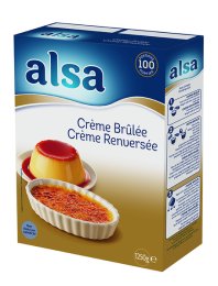 Crème brûlée/renversée en boîte 1,250 kg ALSA | Grossiste alimentaire | EpiSaveurs
