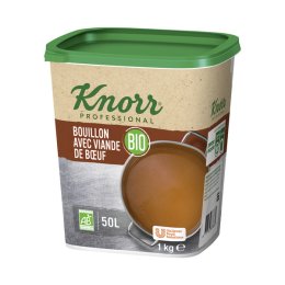 Bouillon de bœuf déshydraté BIO en boîte 1 kg KNORR | Grossiste alimentaire | EpiSaveurs