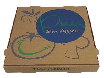 Boîte pizza 29 x 29 x 3,5 cm en colis de 100 STANIVALS | Grossiste alimentaire | EpiSaveurs