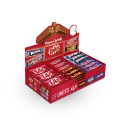 Assortiment ChocoBox en boîte-présentoir de 62 pièces NESTLE | Grossiste alimentaire | EpiSaveurs