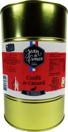 Confit de canard en boîte 5/1 JEAN DE FRANCE | Grossiste alimentaire | EpiSaveurs