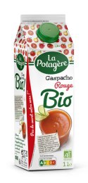Gaspacho rouge aux tomates et légumes BIO en brique 1 L LA POTAGERE | Grossiste alimentaire | EpiSaveurs