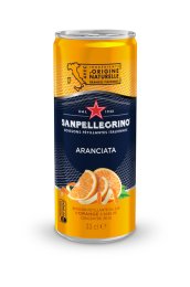 San Pellegrino Aranciata en canette slim 33 cl SAN PELLEGRINO | Grossiste alimentaire | EpiSaveurs