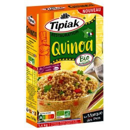 Quinoa blanc de France® BIO en boîte 1,4 kg TIPIAK RESTAURATION | Grossiste alimentaire | EpiSaveurs