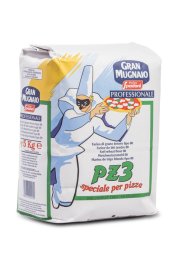 Farine de blé tendre PZ3 type 00 pour pizza en sac 5 kg GRAN MUGNAIO | Grossiste alimentaire | EpiSaveurs