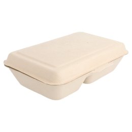 Boîte pour aliments à emporter 2 compartiments en sachet de 50 GARCIA DE POU | Grossiste alimentaire | EpiSaveurs