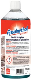 Liquide biologique traitement siphons et canalisations en flacon 1 L ASSAINYTHOL | Grossiste alimentaire | EpiSaveurs
