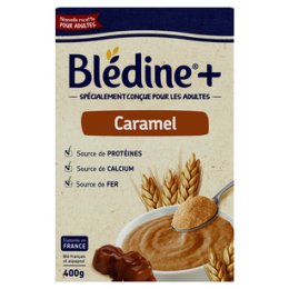 Céréales adulte instantanées en poudre Blédine saveur caramel en boîte 400 g BLEDINA | Grossiste alimentaire | EpiSaveurs