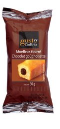Moelleux fourré goût chocolat-noisette en étui 30 g GUSTO DEBRIO | Grossiste alimentaire | EpiSaveurs