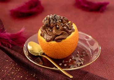 Recette : Mousse au chocolat vegan - orange et praliné - EpiSaveurs