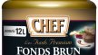 Fonds brun de veau lié premium en pâte en pot 600 g CHEF | Grossiste alimentaire | EpiSaveurs