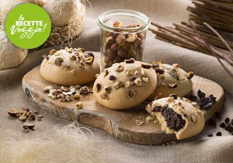 Recette : Cookies veggie fourrés à la pâte à tartiner maison - EpiSaveurs