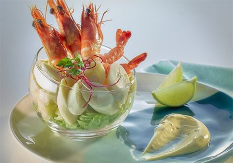 Recette : Salade exotique aux crevettes - EpiSaveurs