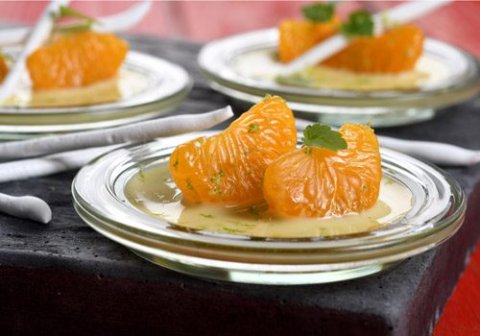 Recette : Salade de mandarine meringuée - EpiSaveurs