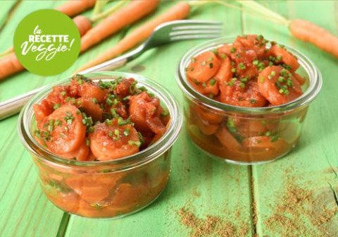 Recette : Salade de carottes, tomate et cumin - EpiSaveurs