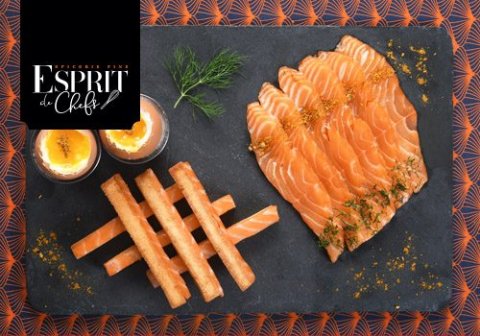 Recette : Œuf coque et mouillettes au saumon en gravlax - EpiSaveurs